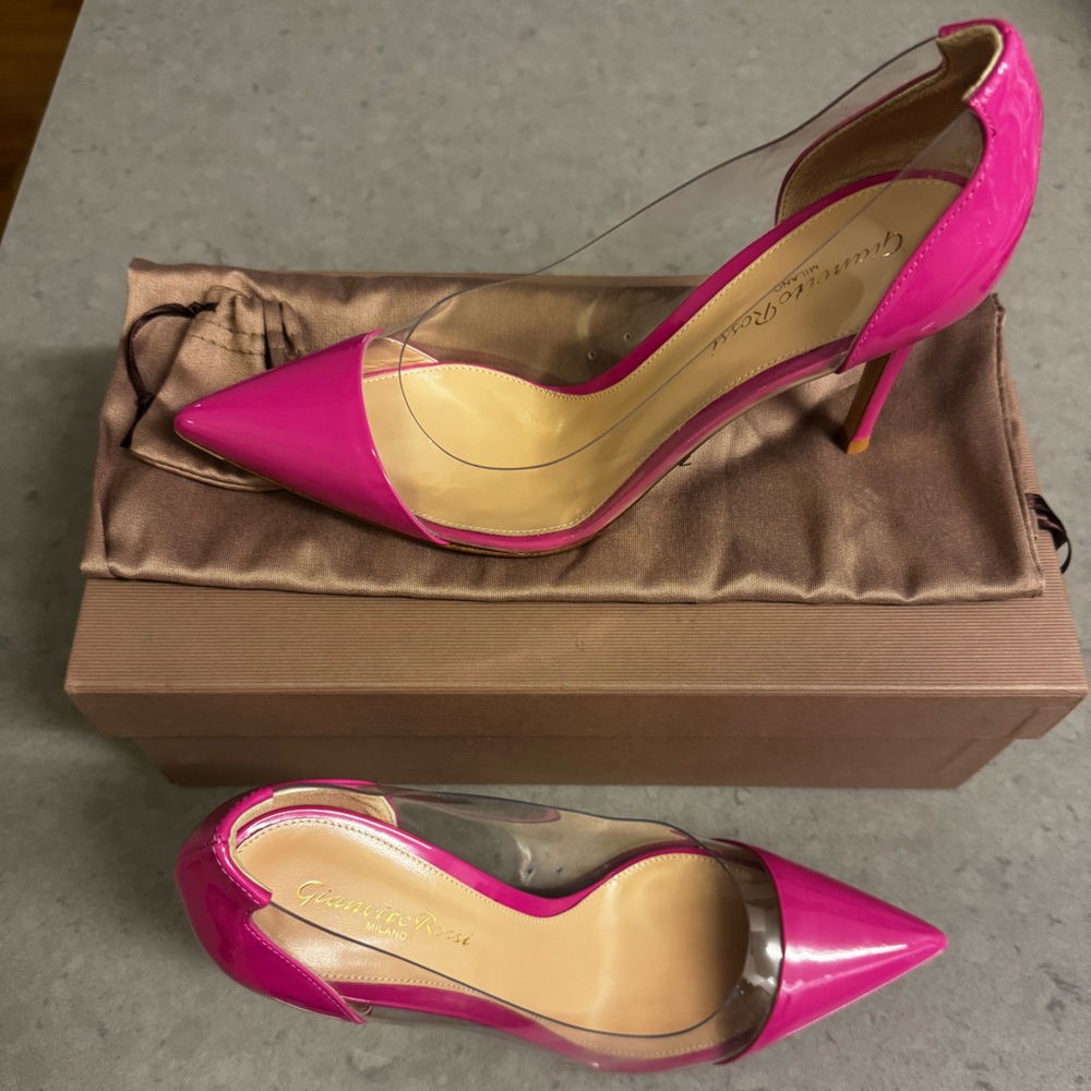 Gianvito Rossi Plexi Pump 85mm Size 37